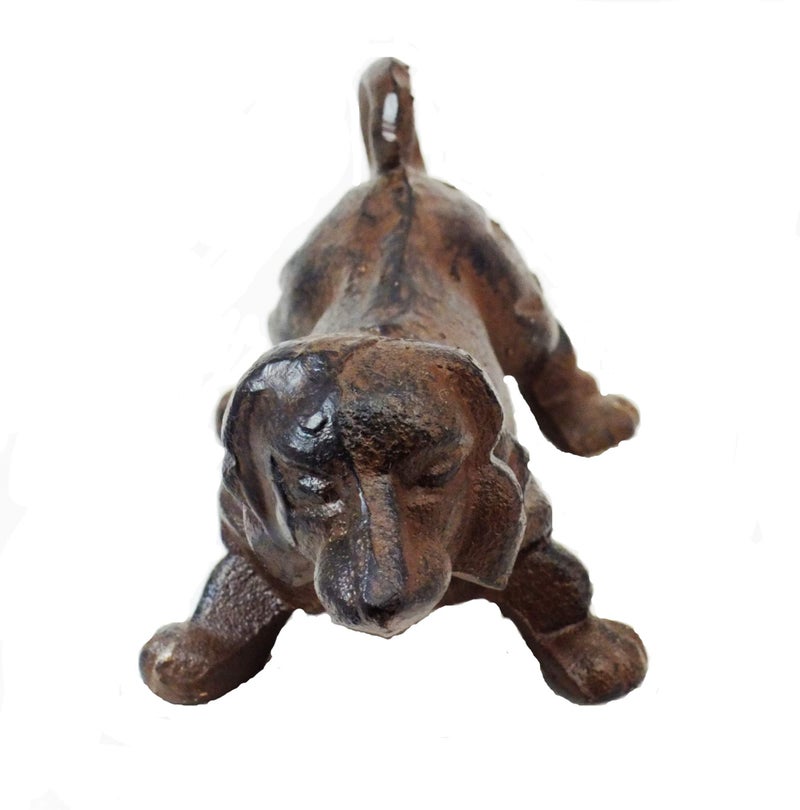Upper Deck Cast Iron Dachshund Dog Doorstop - Image 2
